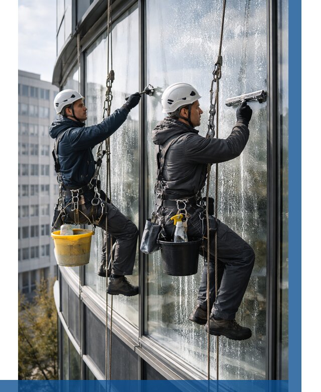 Мойка панорамных окон в Ялуторовске от 362 р. заказать у ВЫСОТНИК-Лтр