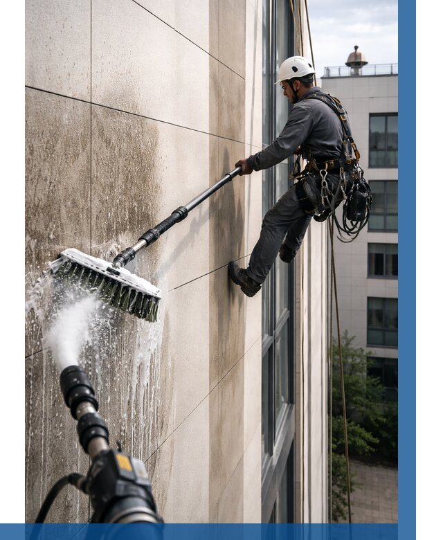 Мойка фасада из керамогранита в Ялуторовске от 310 р. | ВЫСОТНИК-Лтр