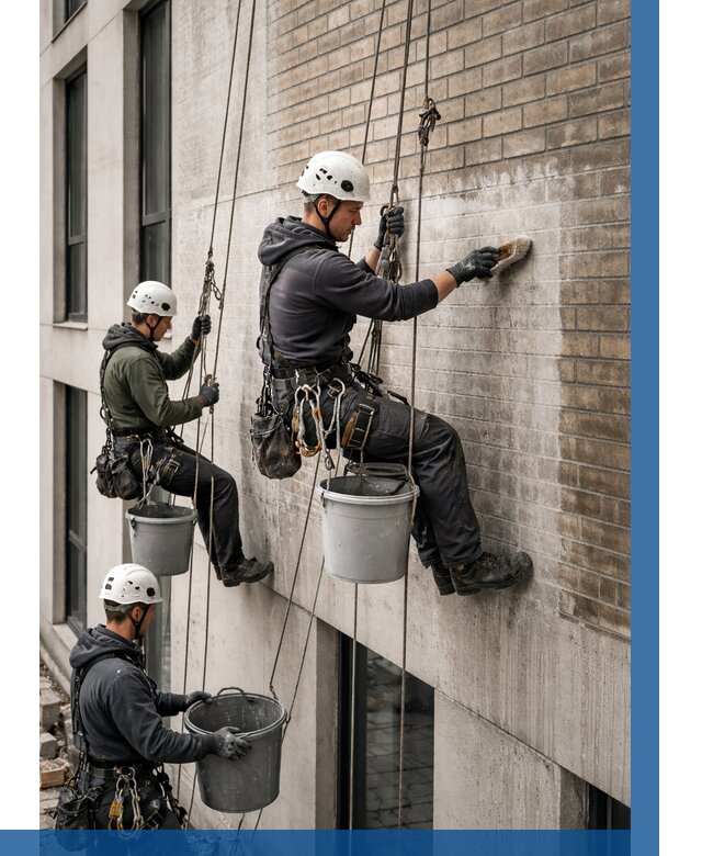 Удаление высолов с фасада в Ялуторовске от 258 р. | ВЫСОТНИК-Лтр