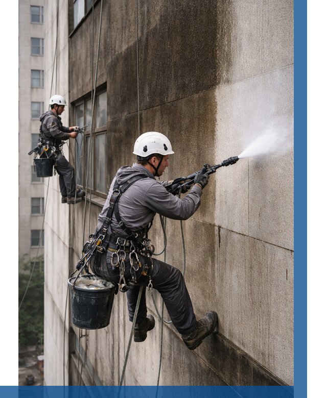 Очистка фасада от копоти в Ялуторовске от 258 р. | ВЫСОТНИК-Лтр