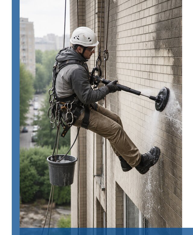 Очистка фасада от копоти в Ялуторовске профессионально и безопасно