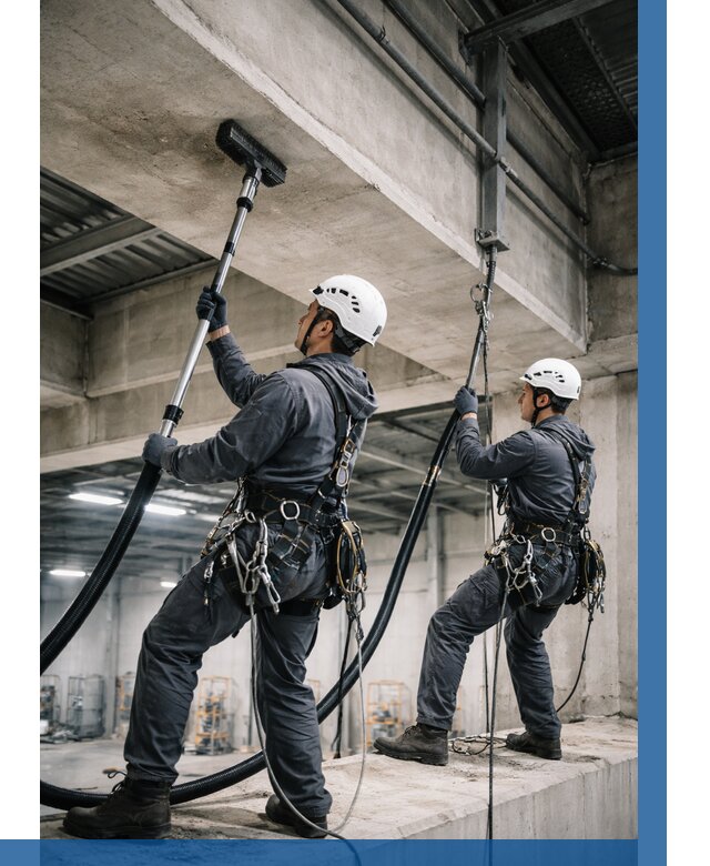 Обеспыливание потолочных конструкций в Ялуторовске от 258 р. |ВЫСОТНИК-Лтр