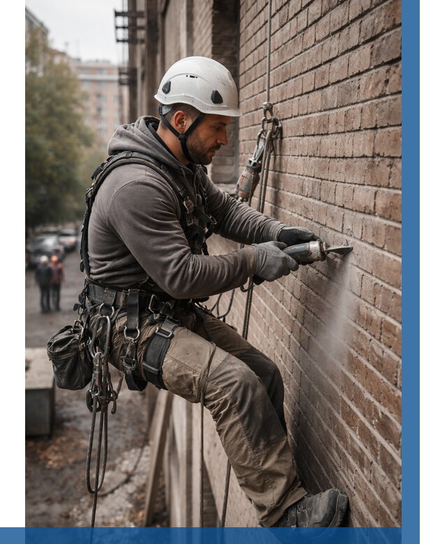 Расшивка кирпичных швов в Ялуторовске от 620 р. | ВЫСОТНИК-Лтр