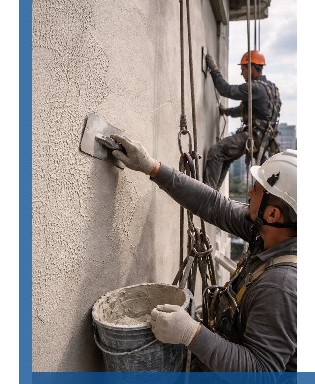 Декоративная штукатурка фасада с утеплением и защитой в Ялуторовске