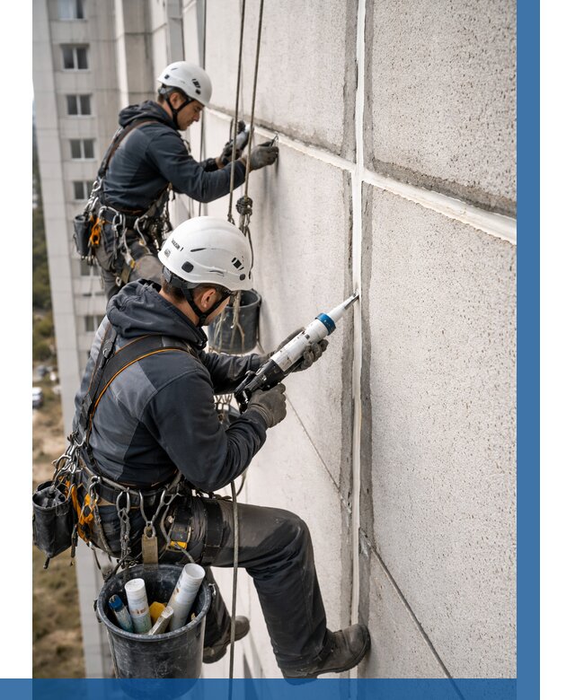 Герметизация межпанельных швов в Ялуторовске от 723 р. | ВЫСОТНИК-Лтр