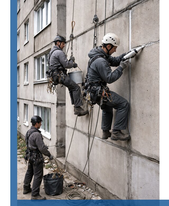 Герметизация межпанельных швов в Ялуторовске с гарантией герметичности