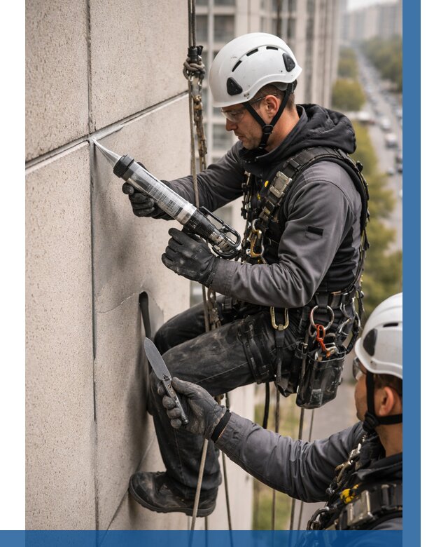 Первичная герметизация швов в Ялуторовске от 620 р. | ВЫСОТНИК-Лтр