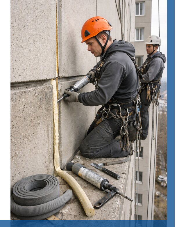 Теплый шов межпанельные швы в Ялуторовске от 723 р. | ВЫСОТНИК-Лтр