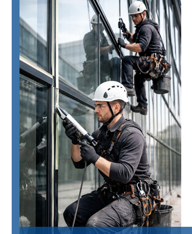 Герметизация витражных швов в Ялуторовске для зданий и фасадов