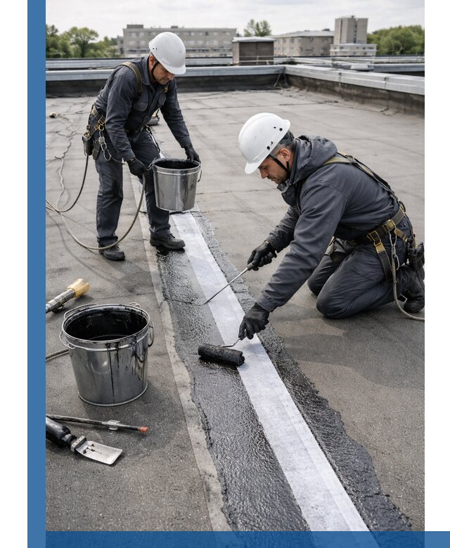 Гидроизоляция кровли мастикой в Ялуторовске надежная защита