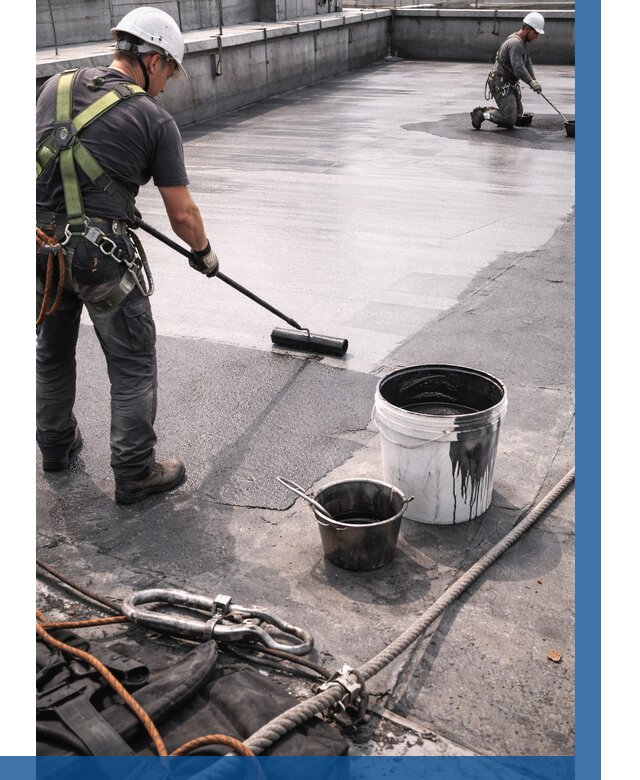 Гидроизоляция кровли жидкой резиной в Ялуторовске от 516 р. | ВЫСОТНИК-Лтр