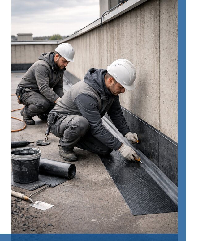 Гидроизоляция примыканий на кровле в Ялуторовске от 930 р. | ВЫСОТНИК-Лтр