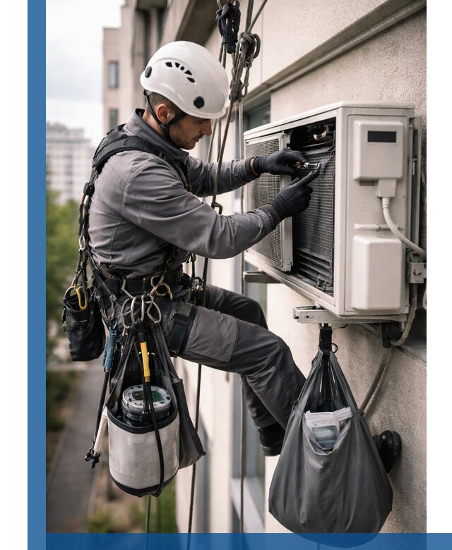 Обслуживание внешнего блока кондиционера в Ялуторовске профессионально