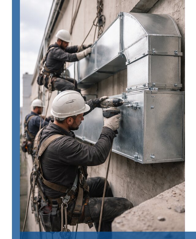 Профессиональный монтаж вентиляционных коробов в Ялуторовске под ключ