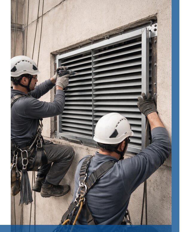 Монтаж вентиляционных решеток в Ялуторовске от 4648 р. | ВЫСОТНИК-Лтр