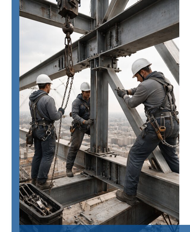 Профессиональный монтаж металлоконструкций на высоте в Ялуторовске