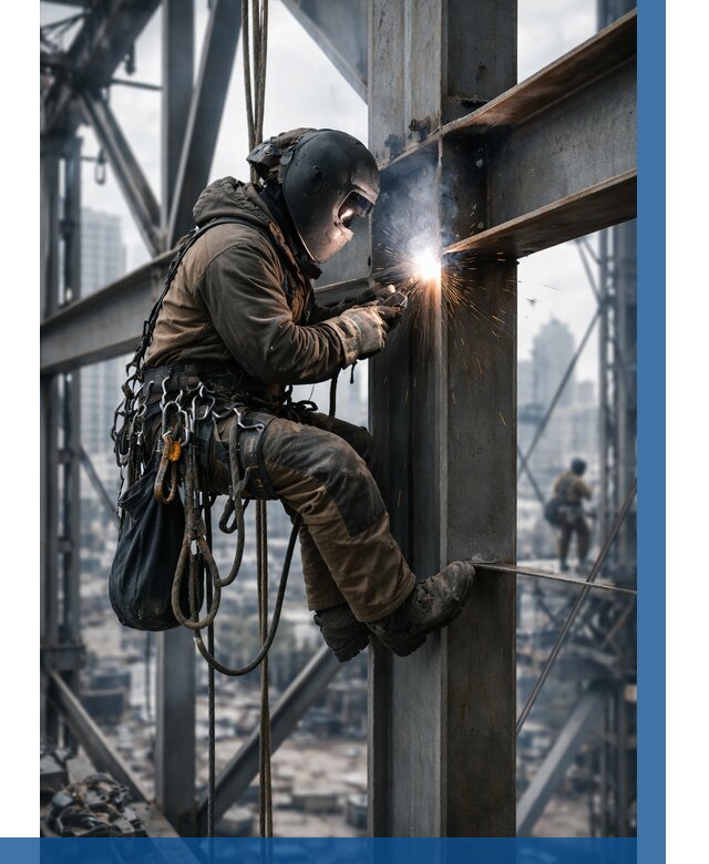 Высотные сварочные работы в Ялуторовске от 3615 р. | ВЫСОТНИК-Лтр