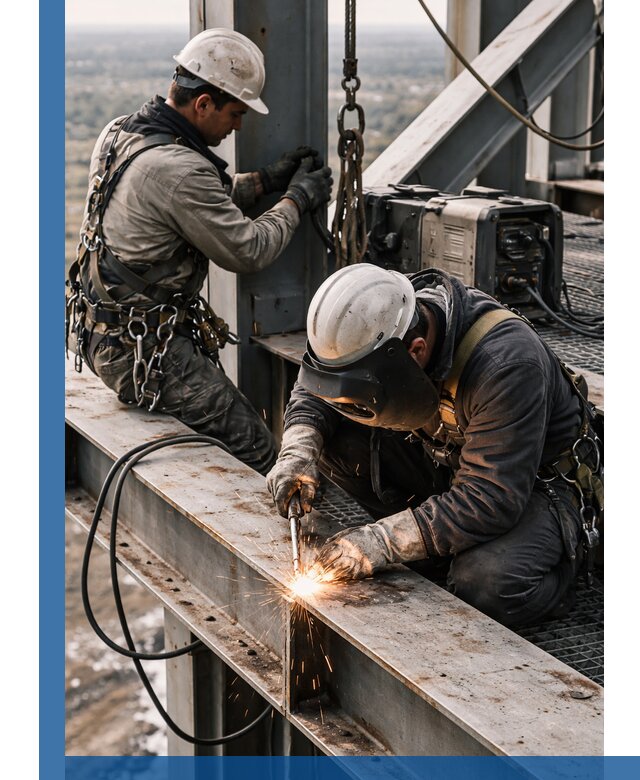 Высотные сварочные работы в Ялуторовске для промышленных объектов