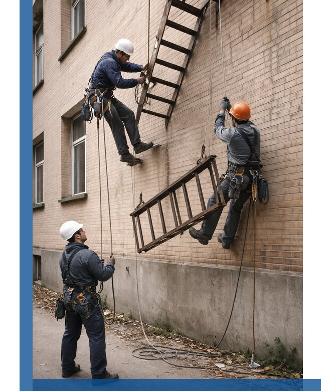 Демонтаж пожарной лестницы в Ялуторовске быстро и безопасно