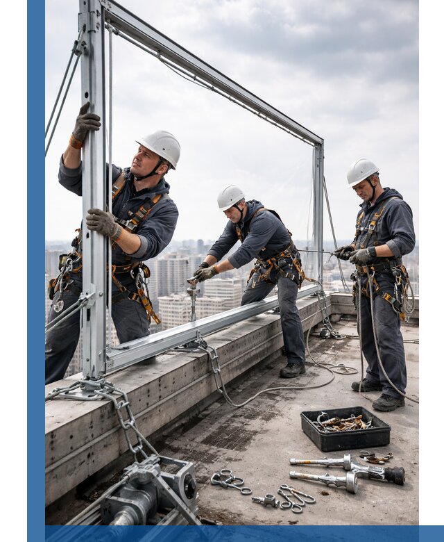 Монтаж крышных рекламных конструкций под ключ в Ялуторовске