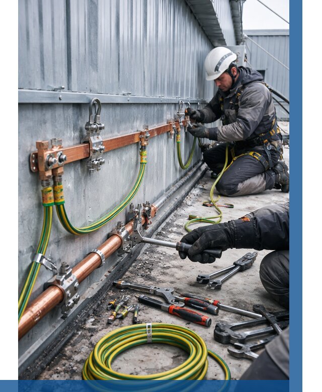 Монтаж заземления здания в Ялуторовске от 25823 р. | ВЫСОТНИК-Лтр