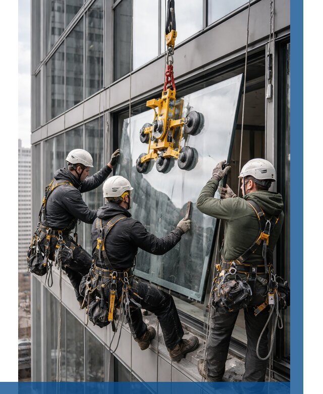 Фасадное остекление зданий под ключ в Ялуторовске от 10329 р. | ВЫСОТНИК-Лтр