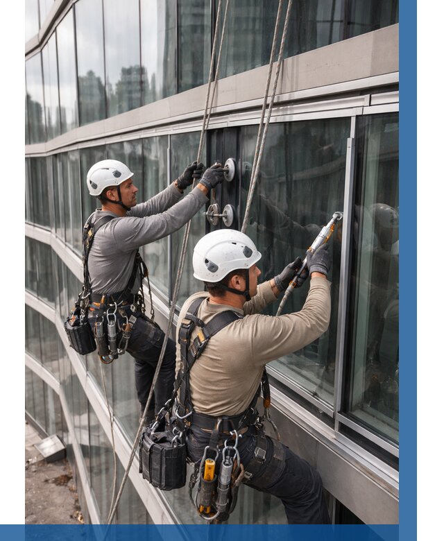 Радиусное остекление фасада в Ялуторовске от 12395 р. | ВЫСОТНИК-Лтр