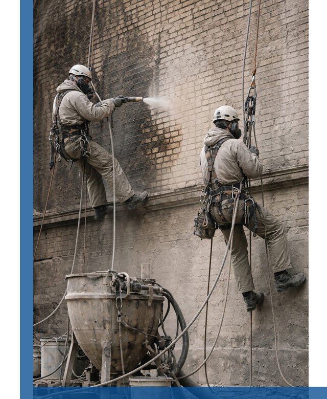 Пескоструйная очистка фасадов в Ялуторовске профессионально