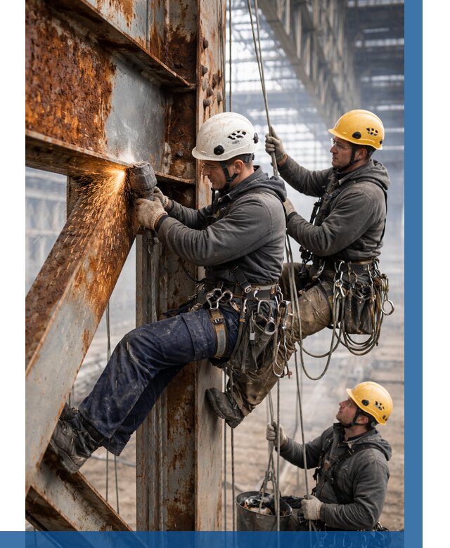 Зачистка металла от ржавчины в Ялуторовске от 362 р. | ВЫСОТНИК-Лтр