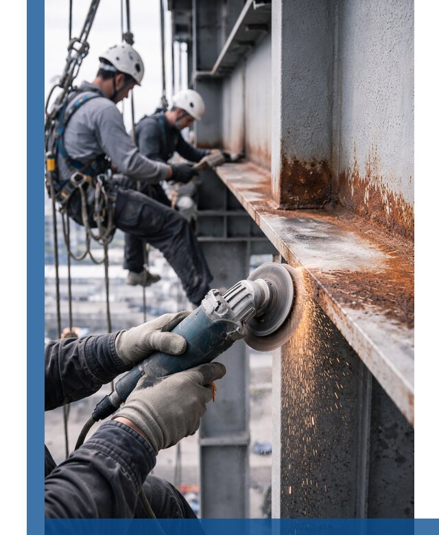 Зачистка металла от ржавчины и подготовка поверхностей в Ялуторовске