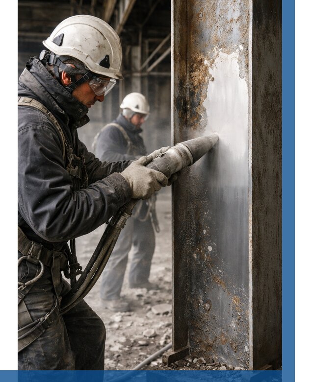 Удаление старой краски с металла в Ялуторовске от 465 р. | ВЫСОТНИК-Лтр