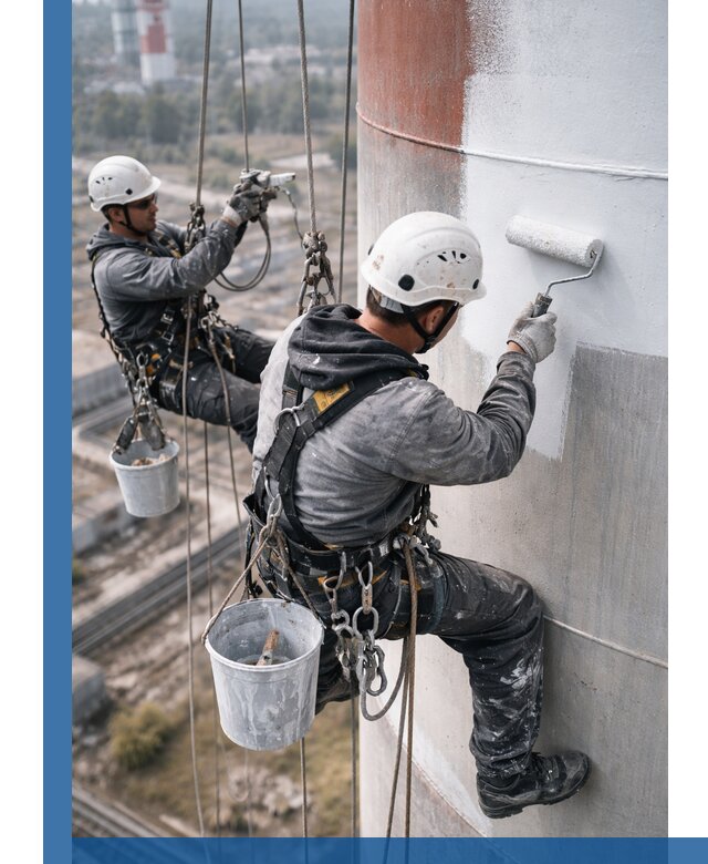 Покраска дымовых труб в Ялуторовске: антикоррозийная защита и восстановление