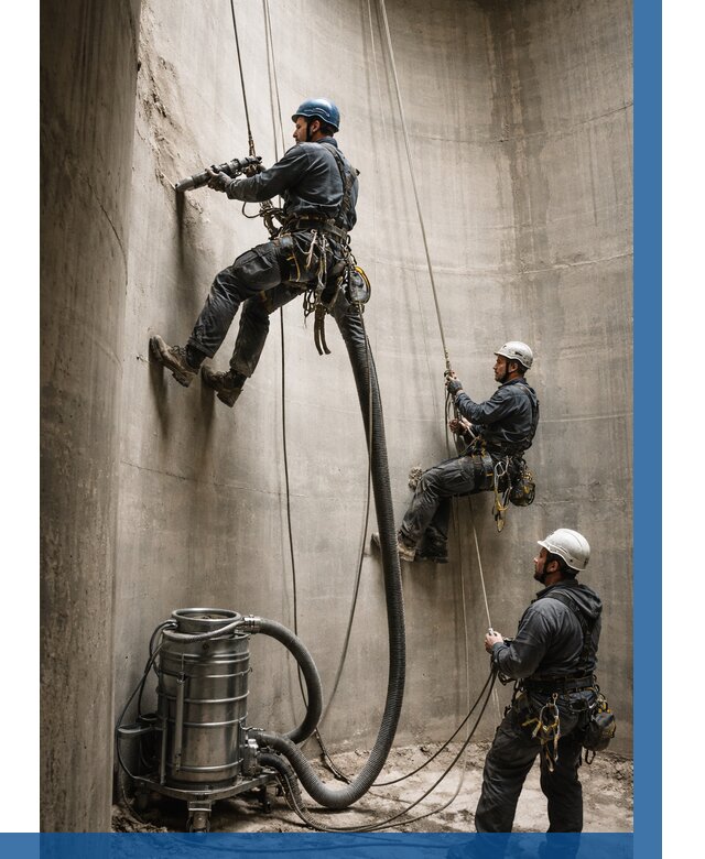 Зачистка силосов в Ялуторовске от 4648 р. Договор и смета ВЫСОТНИК-Лтр