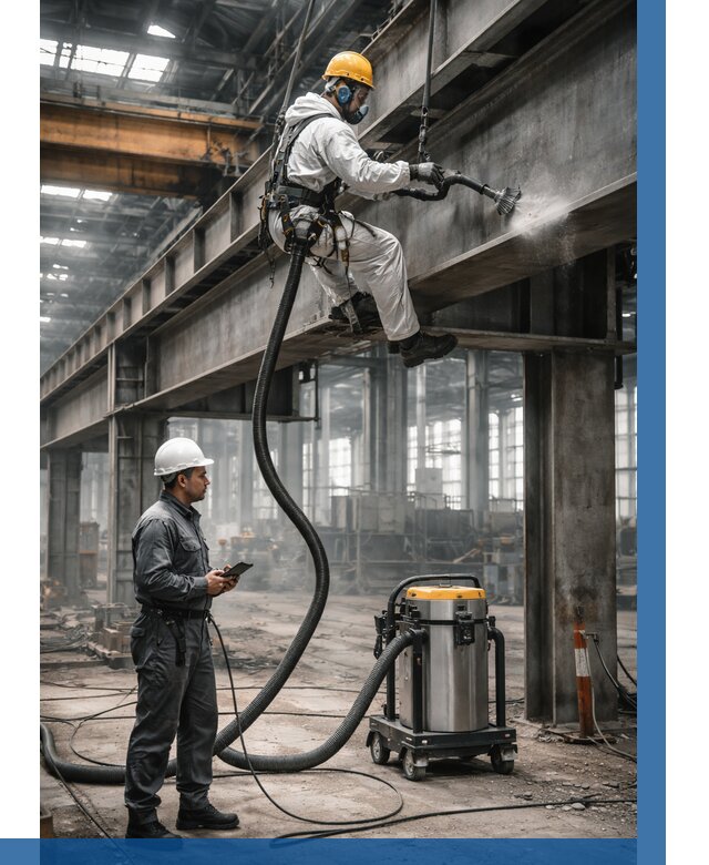 Обеспыливание конструкций в цехе в Ялуторовске от 4338 р. | ВЫСОТНИК-Лтр