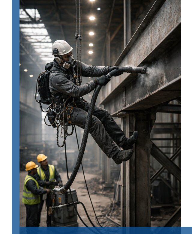 Обеспыливание конструкций в цехах промышленного производства в Ялуторовске