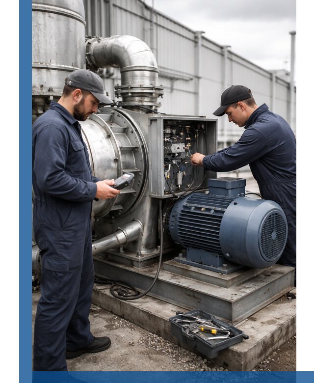 Техническое обслуживание промышленного оборудования в Ялуторовске
