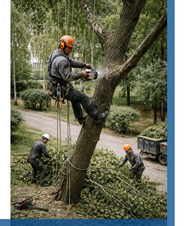 Кронирование деревьев в Ялуторовске от 6714 р. | ВЫСОТНИК-Лтр