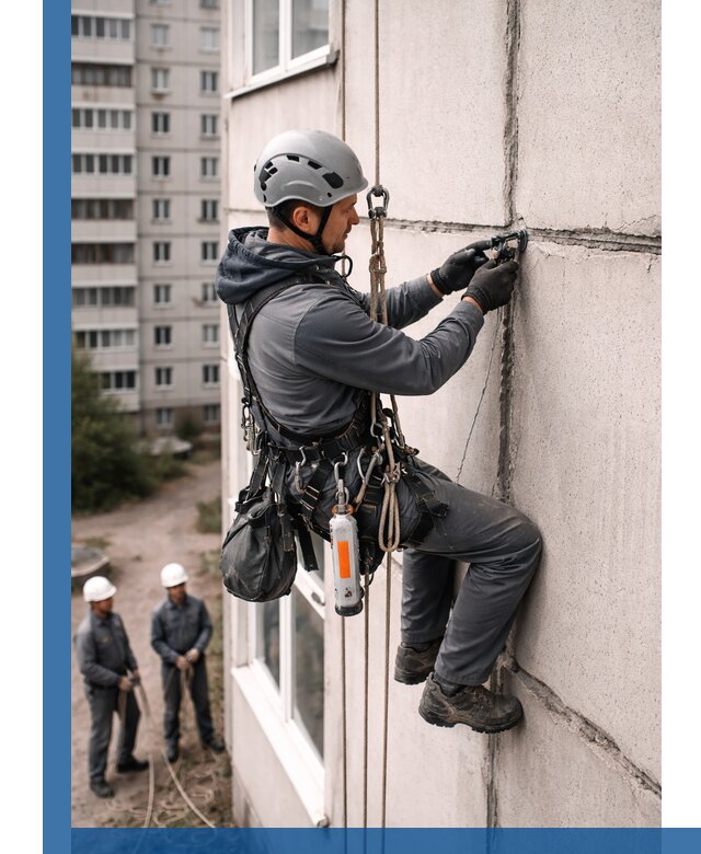 Обследование межпанельных швов и герметизация в Ялуторовске